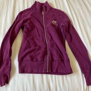 Nike zip up sweatshirt